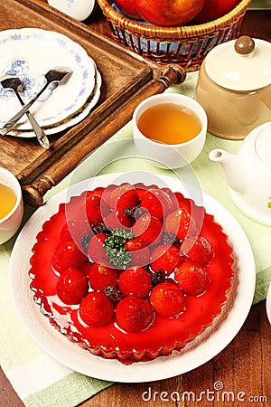 Strawberry pie