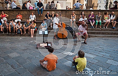 Street band in Florence