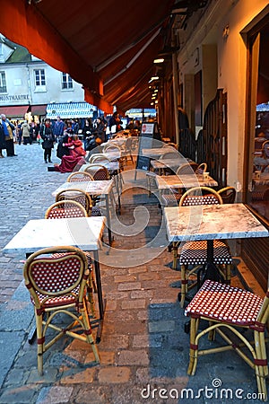 Street cafe in Paris