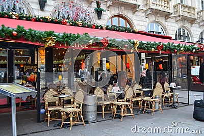 Street cafe in Paris