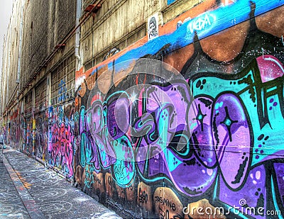 Street graffiti in Melbourne