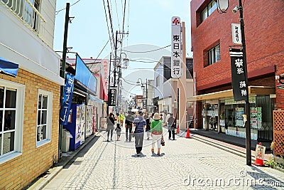 Street in Kamakura, Japan