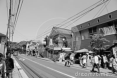 Street in Kamakura, Japan