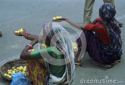 Street life in India