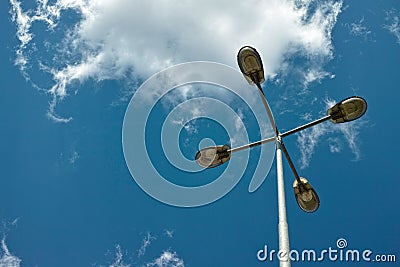 Street lighting pole