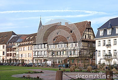 Street line in Wissembourg