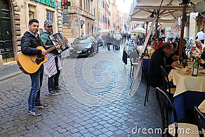 Street musicians