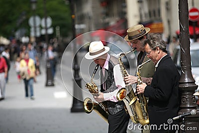 Street Musicians in Paris.