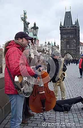 Musicians in Prague