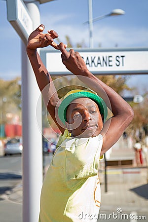 Street Performance near Mandela’s house