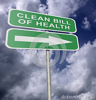 Image result for bill of health