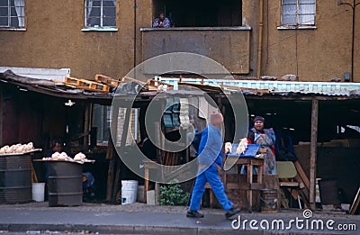 A street scene in South Africa