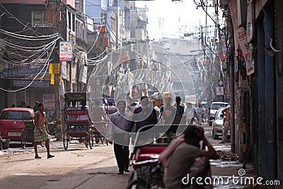 Street view in India