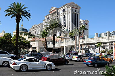 Traffic on Las Vegas Strip