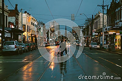 Street view of Melbourne