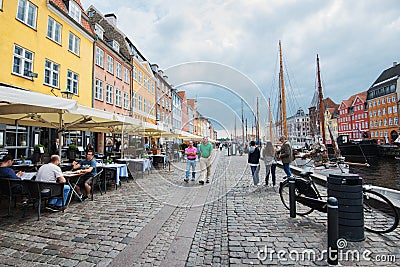Strolling in Nyhavn, Copenhagen