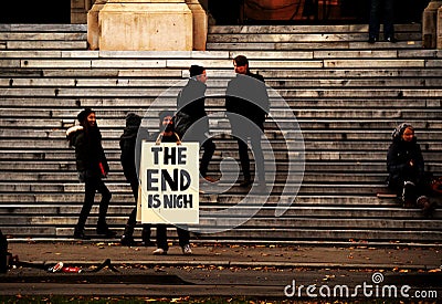 Student protests against austerity