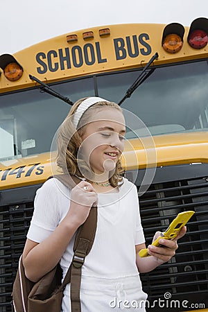 Student Text Messaging By School Bus