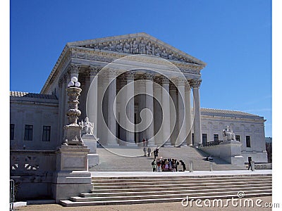 Students at the Supreme Court