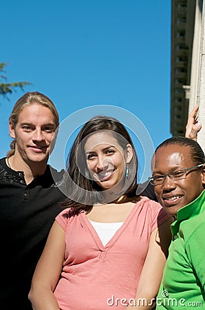 Students on University Campus