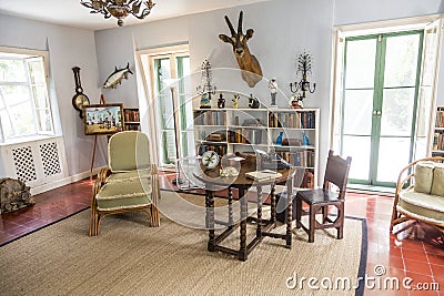 Study room in the Ernest Hemingway Home and Museum in Key West