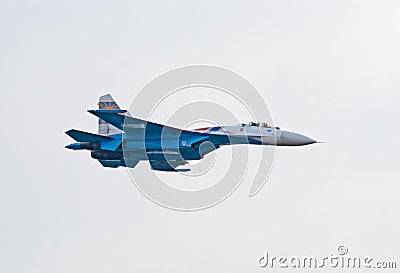 Su-27 fighter jet from Russkie Vityazi team
