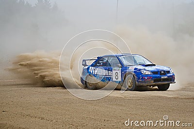 Subaru Impreza on rally