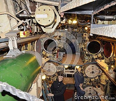 Submarine U-434 - torpedo room