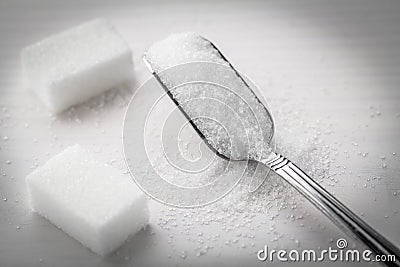 Sugar and spoon