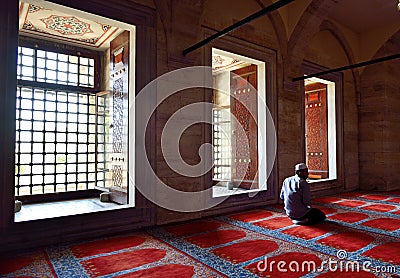 Suleymaniye Mosque in Istanbul Turkey