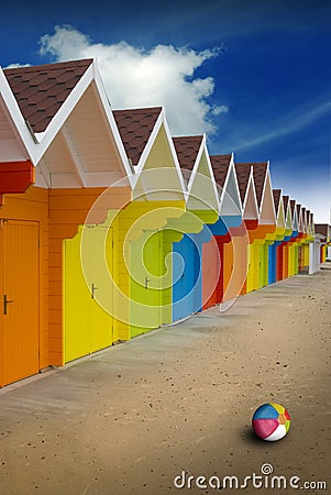 Summer Beach Huts