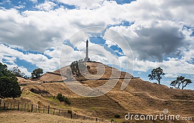 Summer view on One Tree Hill, Auckland