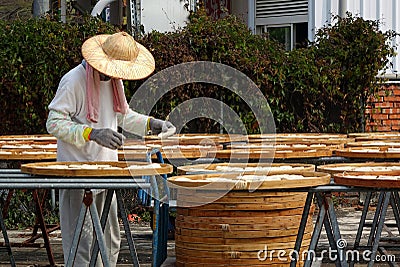 Sun Dried Noodles in Taiwan