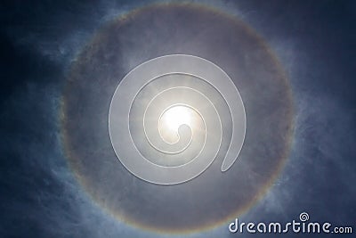 Sun halo.