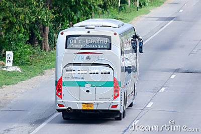 Sunlong Bus of Green bus Company. Between Chiangmai and Phuket.