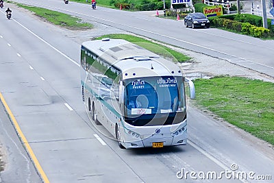 Sunlong Bus of Green bus Company. Between Chiangmai and Phuket.