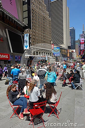 Sunny Day in Times Square