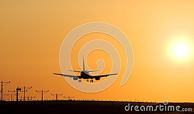Sunset Jet Landing 5