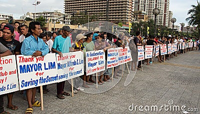 Sunset watch protest for Manila Bay, Manila