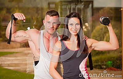 Super fit couple.