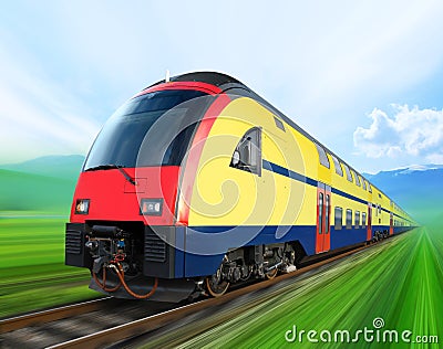 Super Fast Train Stock Images - Image: 11109224