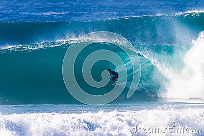 Surfer Balance Hollow Wave