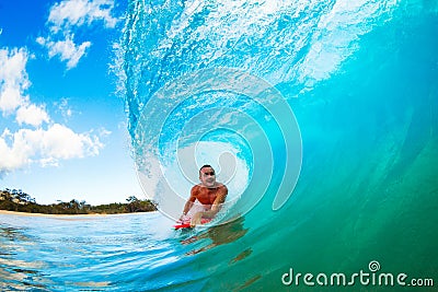 Surfing in the Barrel