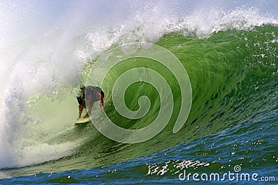 Surfing the Tube of a Wave