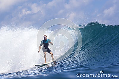 Surfing a wave