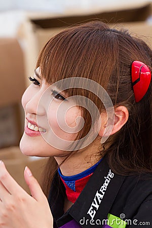 SUZUKA, JAPAN - July 29 : Unidentified Pit Babes