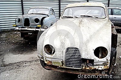Swedish Classic Cars - In the Junk Yard