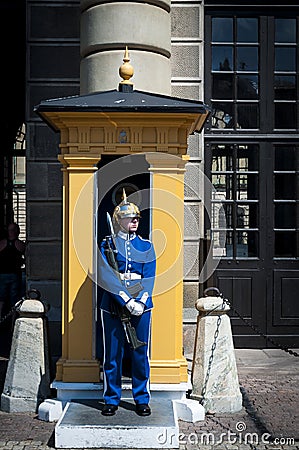 Swedish female soldier