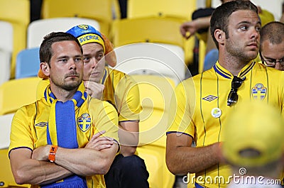 Swedish soccer fans