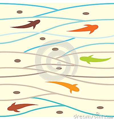 Swimming Fish Pattern